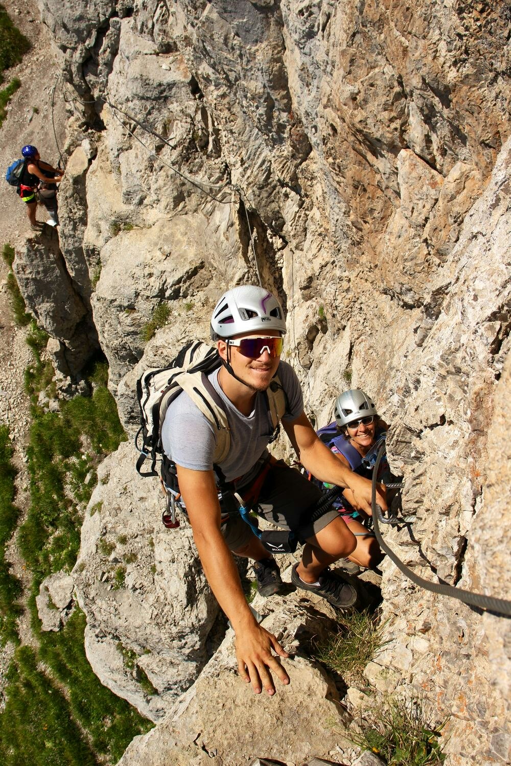 climbing swiss via ferrata