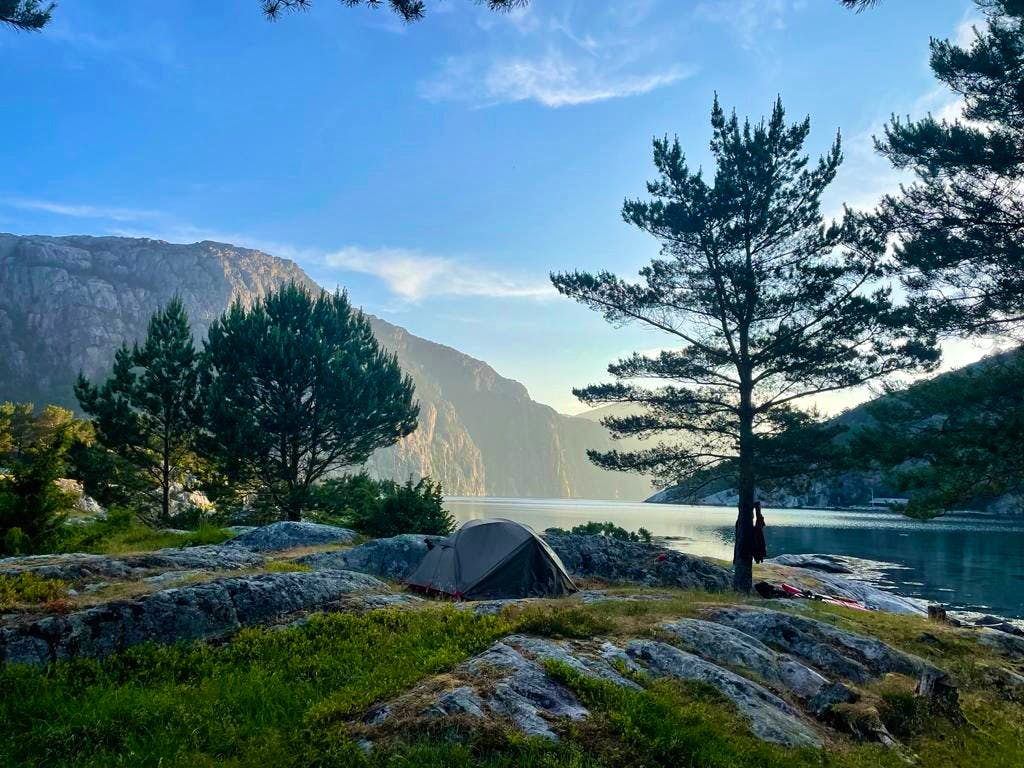 Camping in Norway