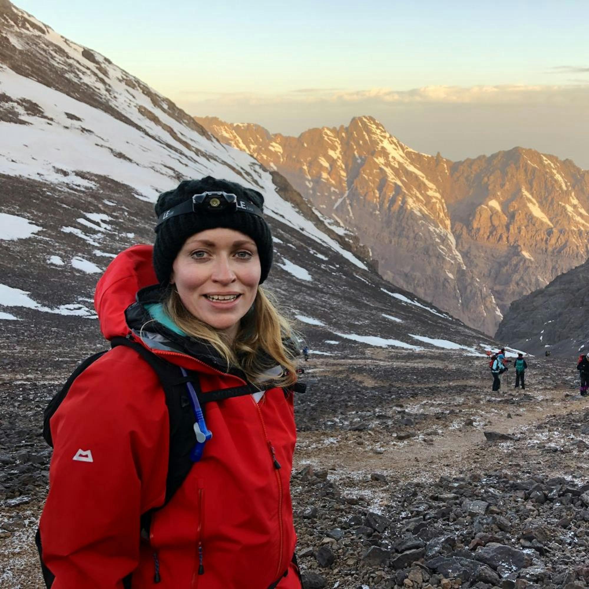 woman hiker toubkal