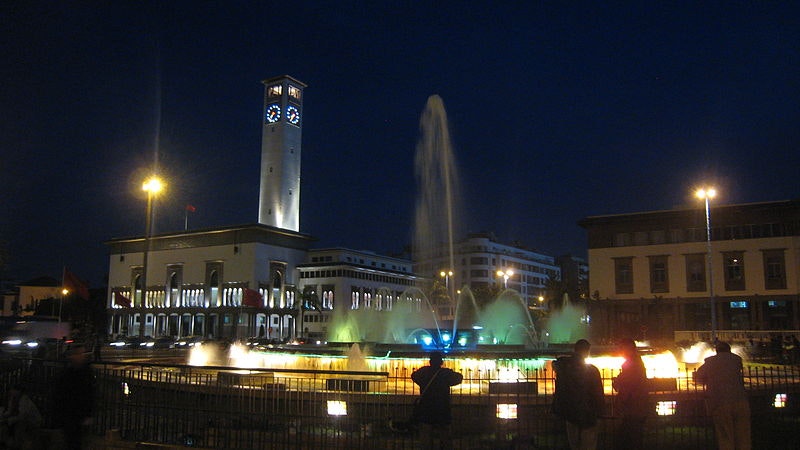 The Mohammed V Square Fountain, Casablanca