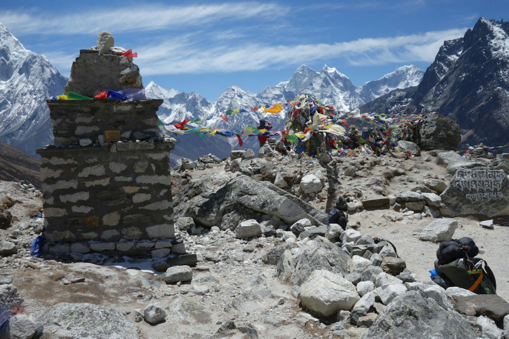 view of peaks on the ebc trail