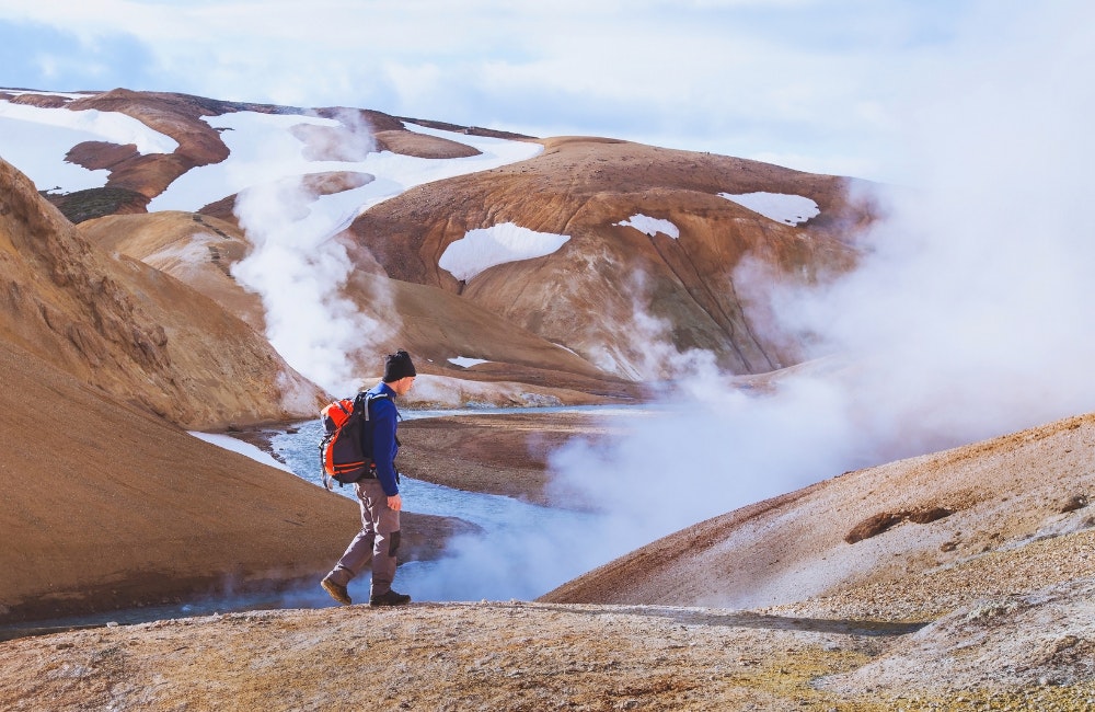 Iceland hiking