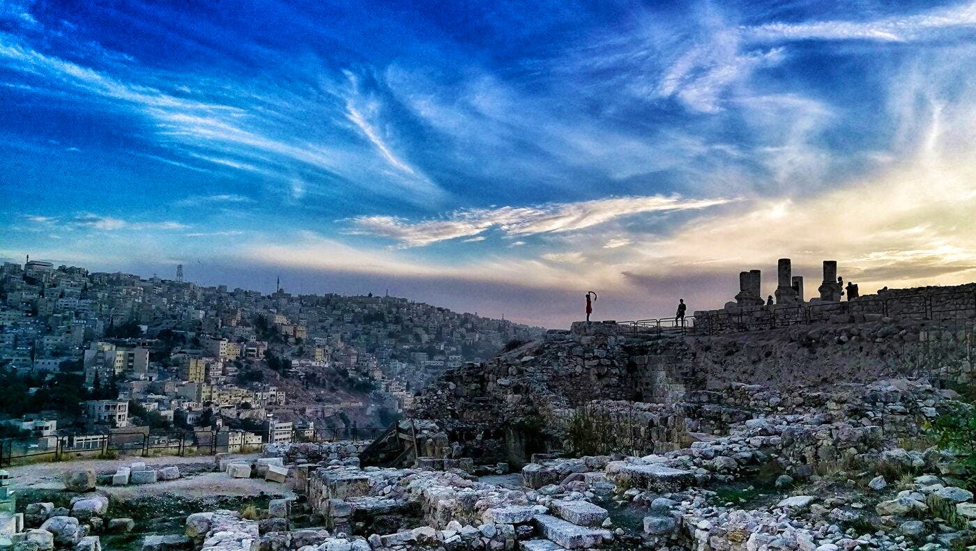 ruins in jordan