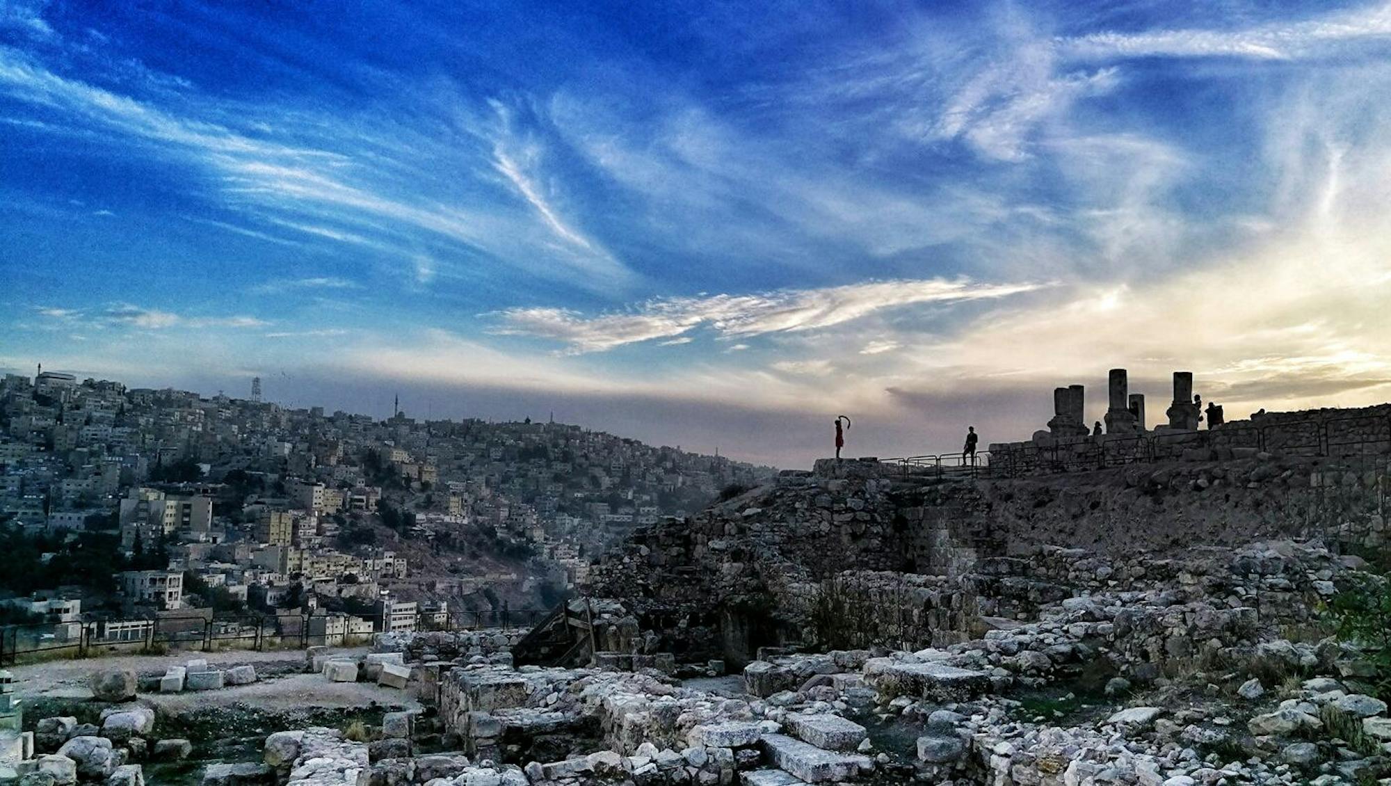 ruins in jordan