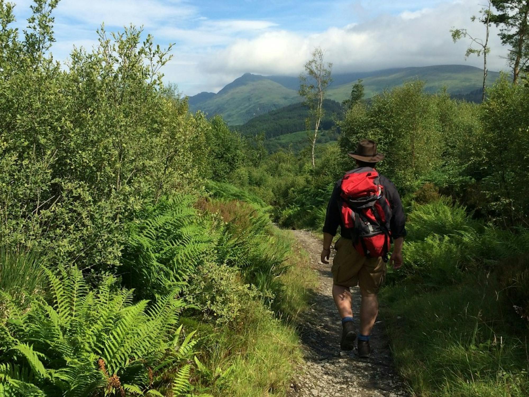 hiking west highland Way