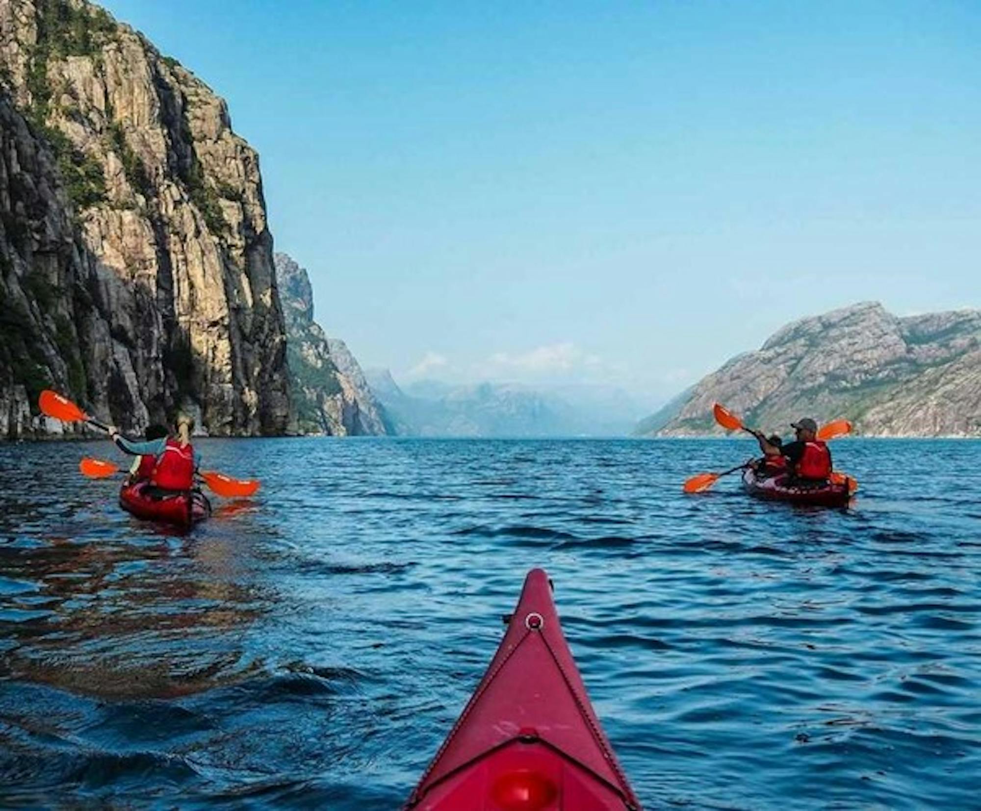 Kayaking in Norway