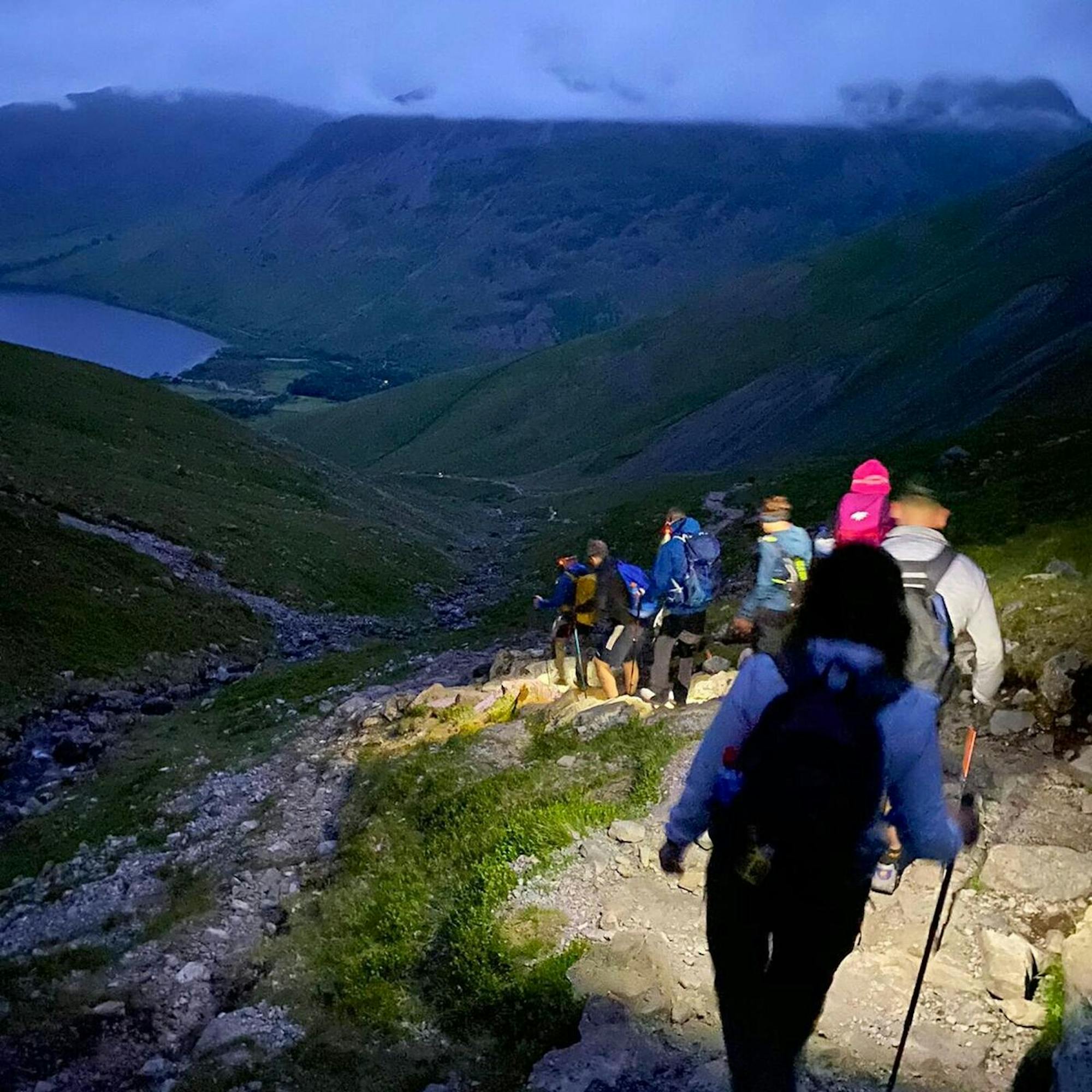 three peaks night hiking