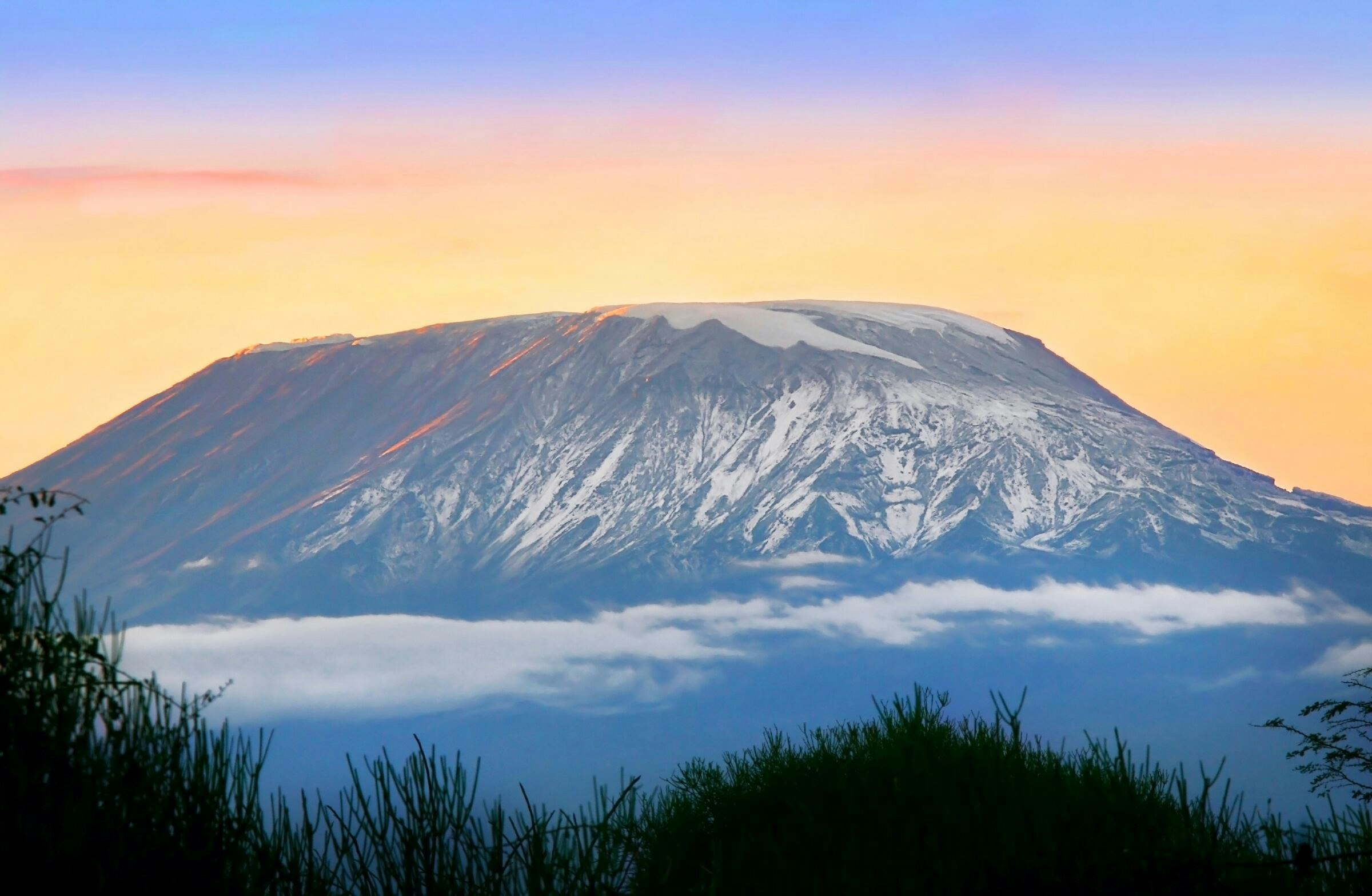 kilimanjaro at sunset
