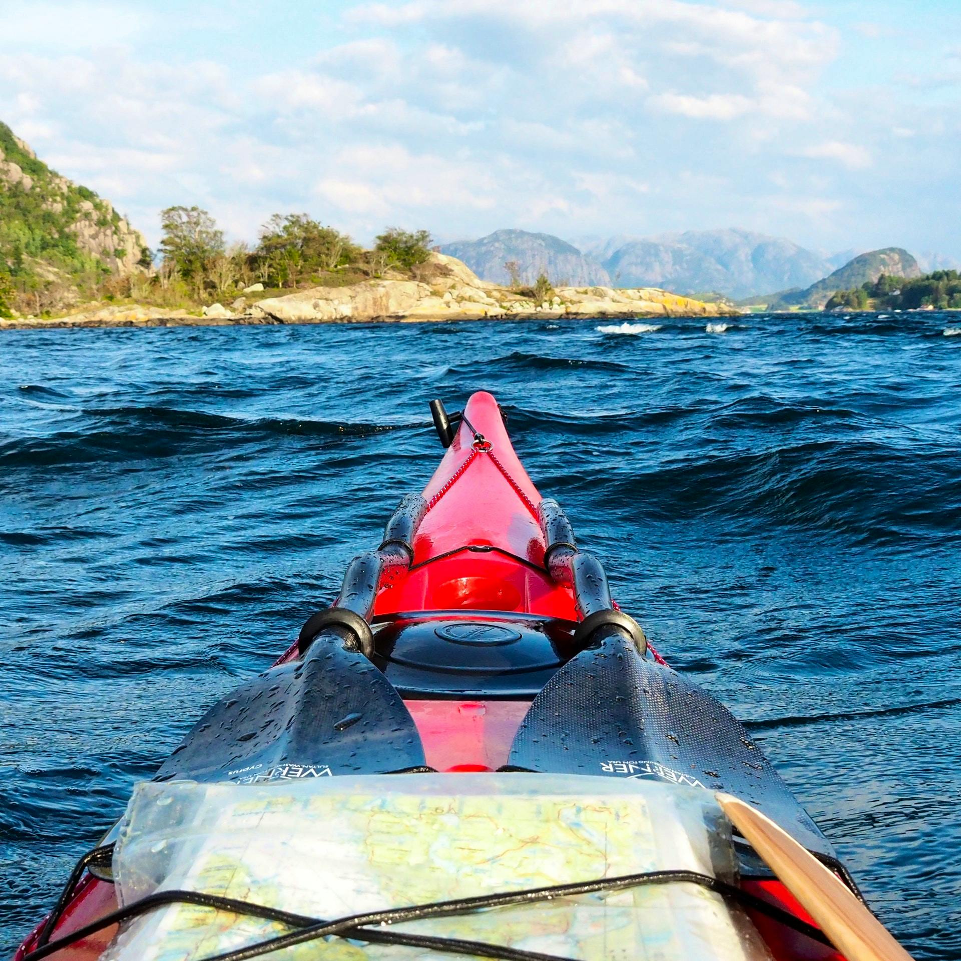 Front Side of Kayak