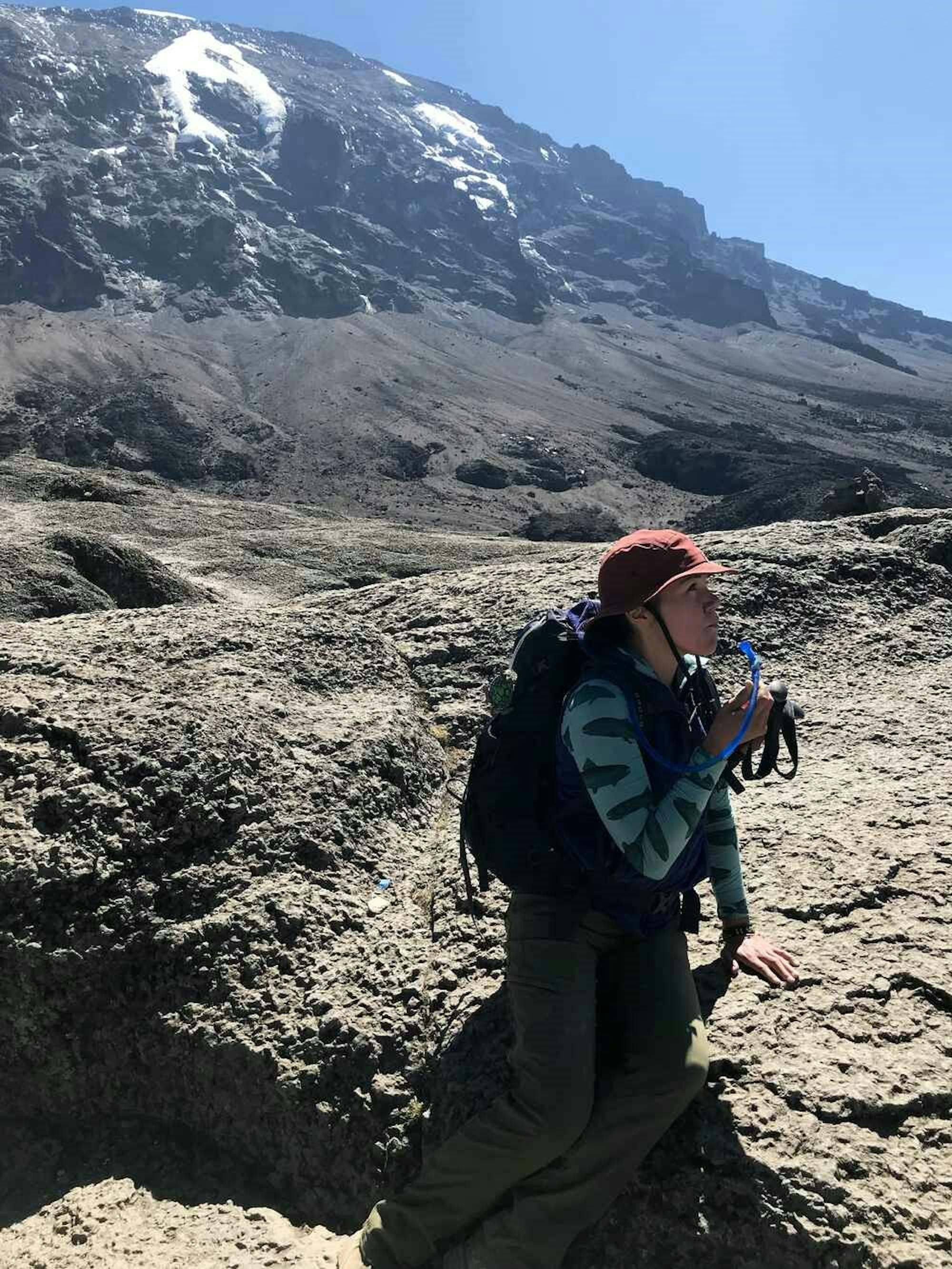 Taking a water break