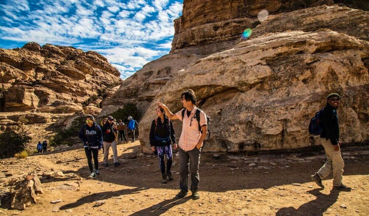 wear appropriate footwear while hiking the jordan trail