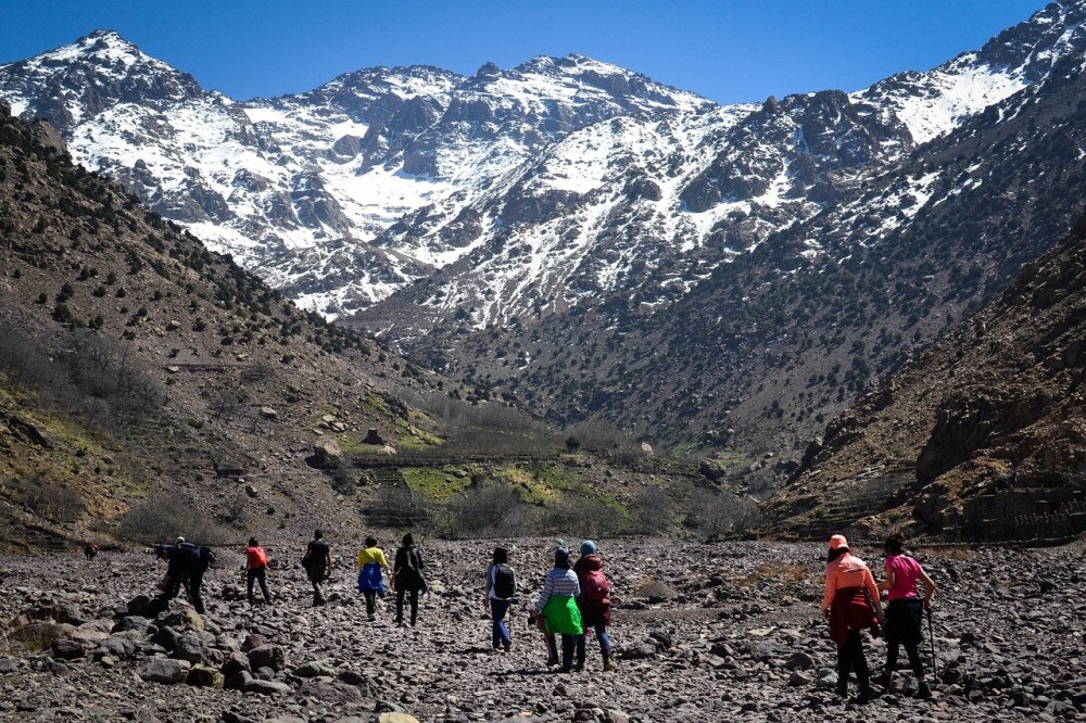 toubkal, high atlas mountains