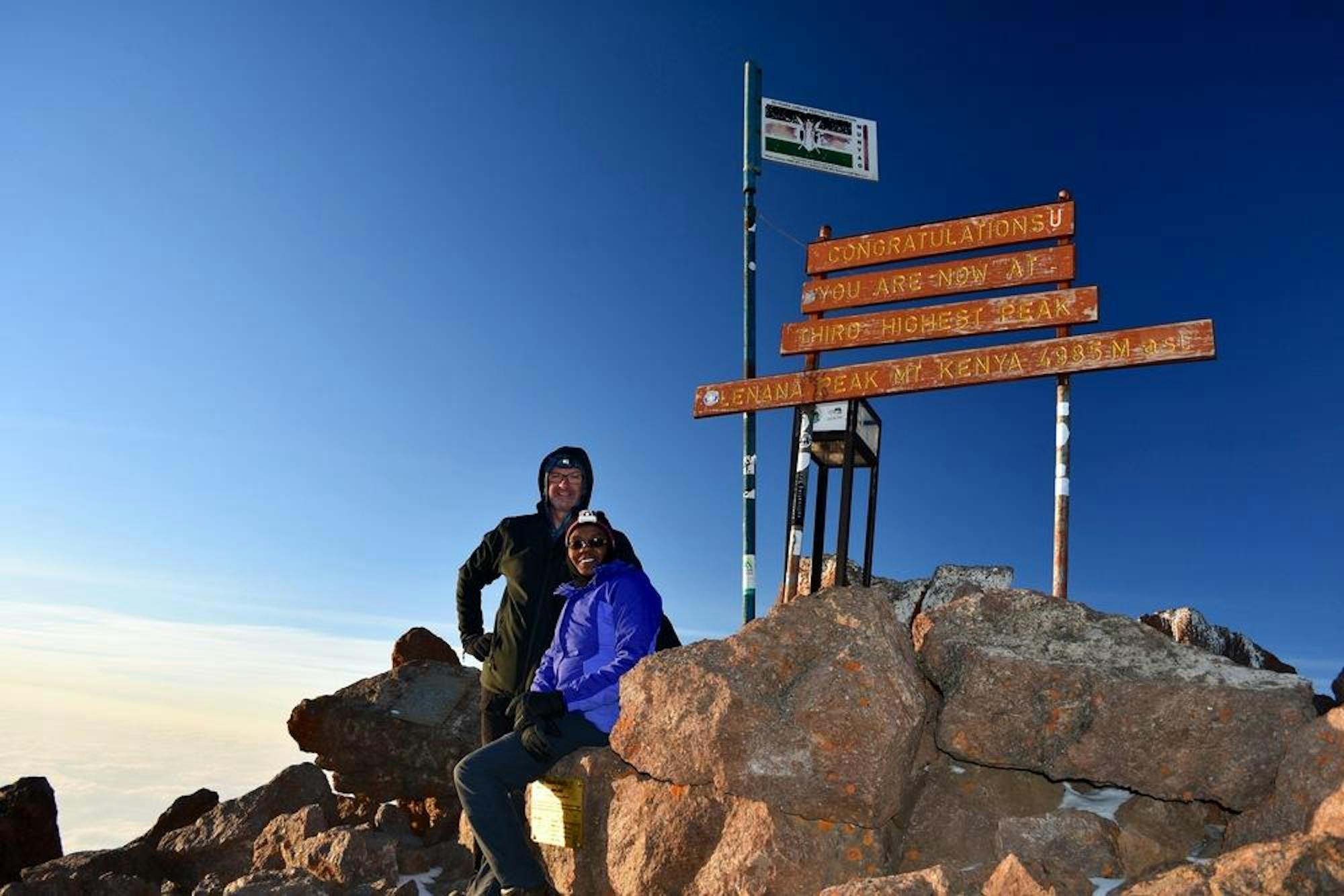 Mount kenya summit