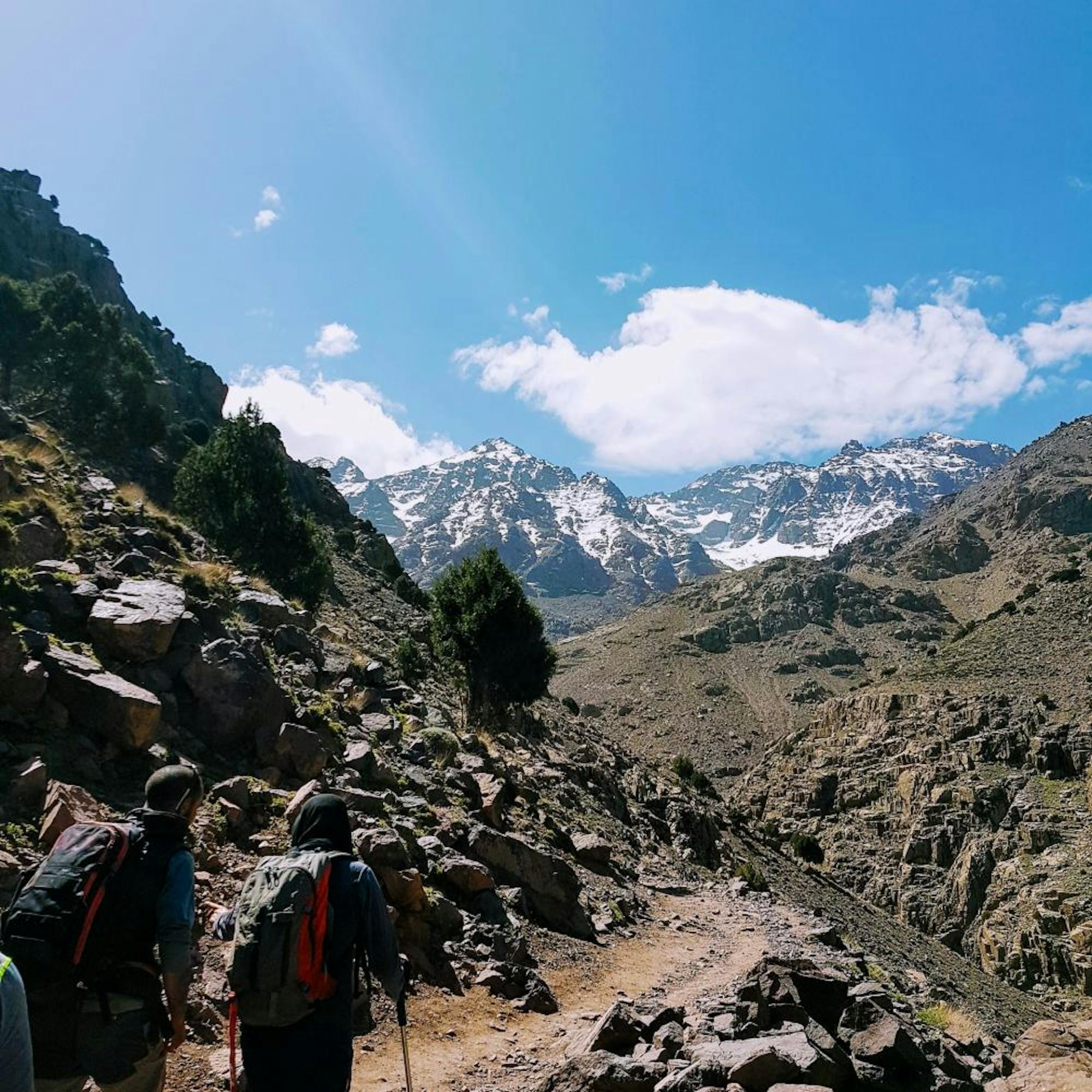 hiking toubkal