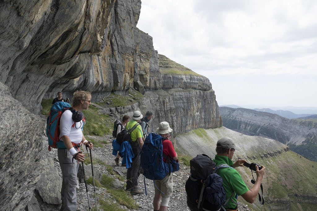 flickr - kitty terwolbeck - hikers in central pyrenees