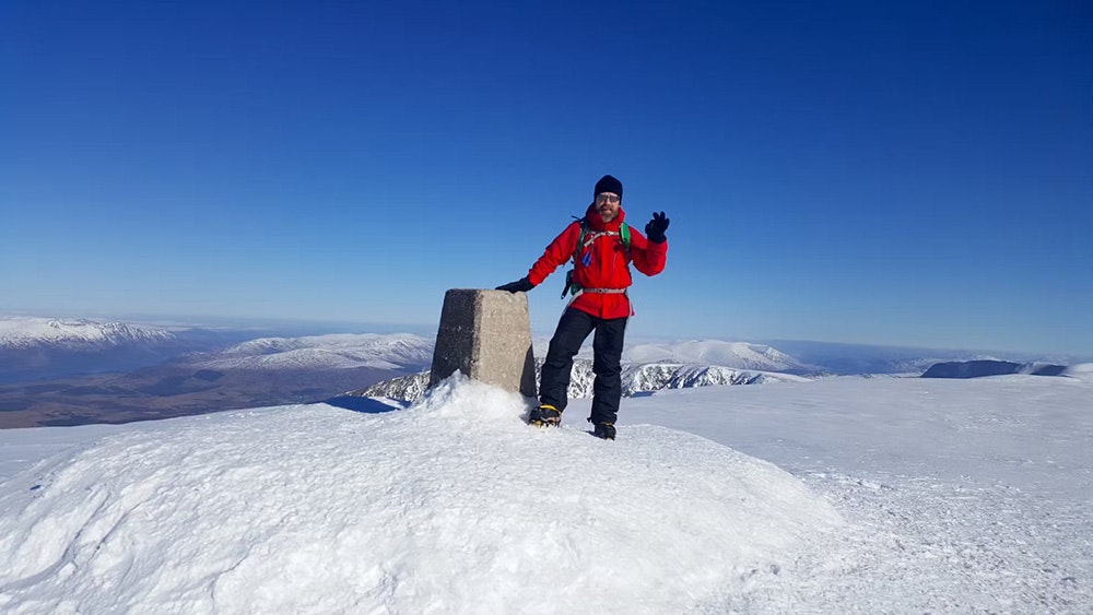 Snow on Ben Nevis