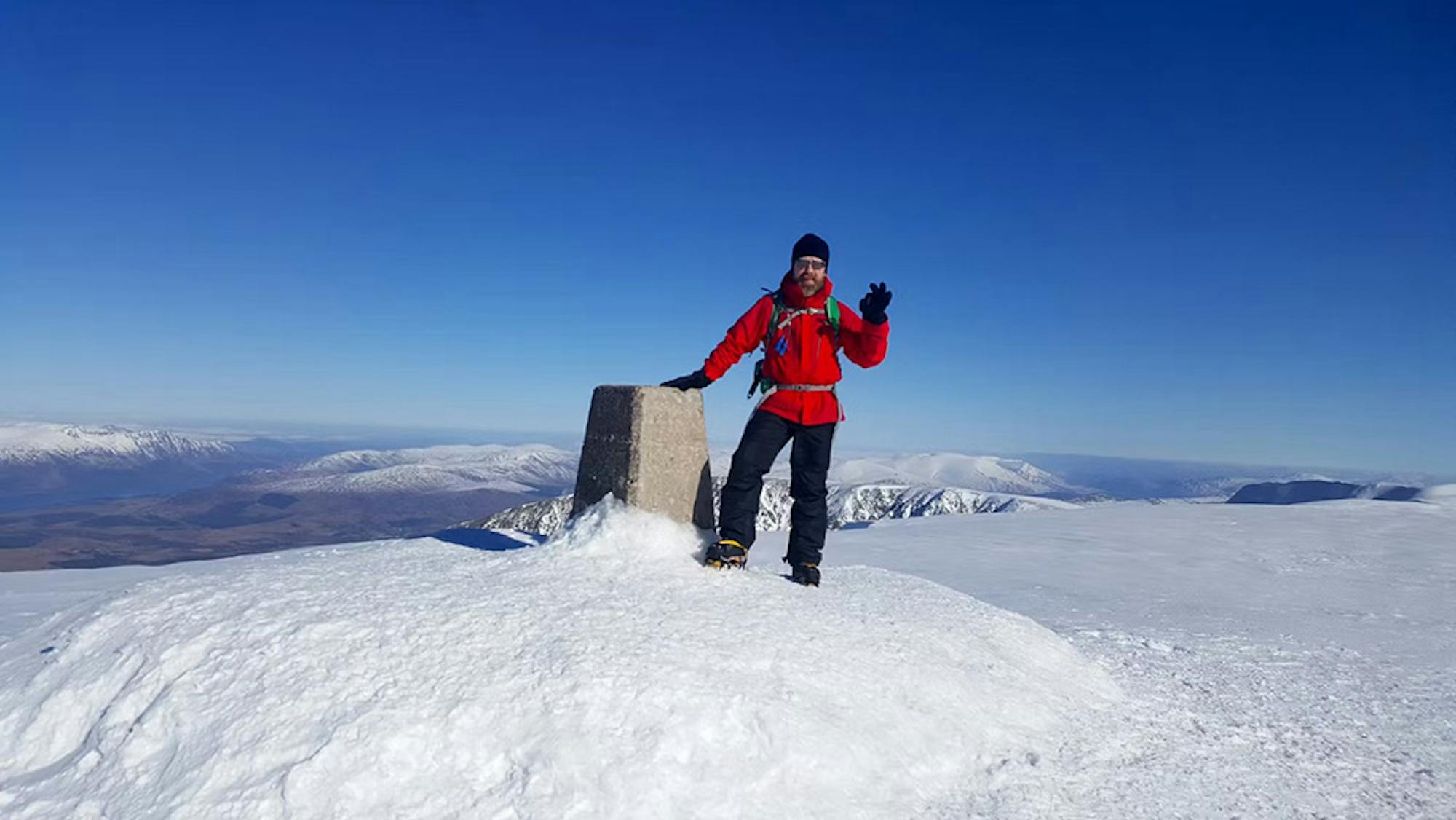 Snow on Ben Nevis