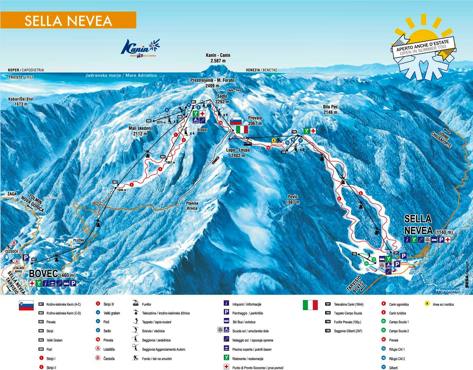 Sella Neva Resort Map