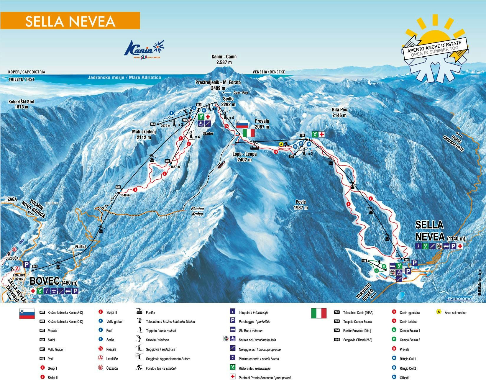 Sella Neva Resort Map