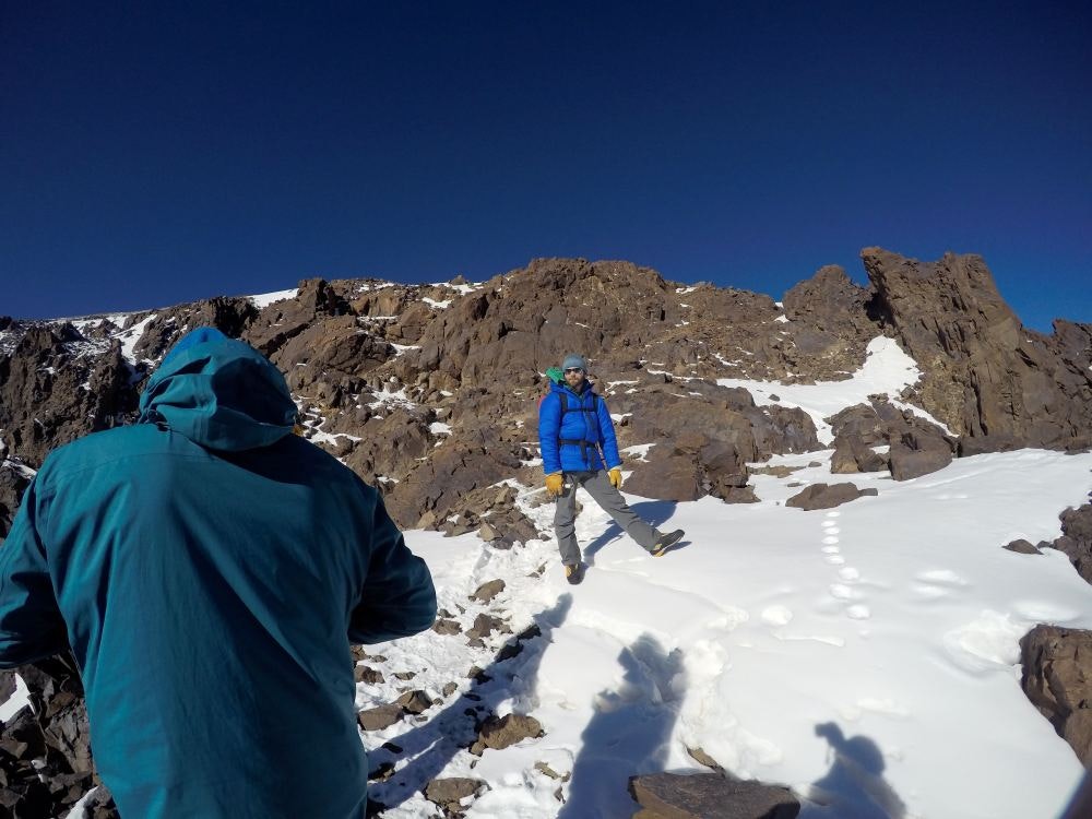 Mt toubkal winter