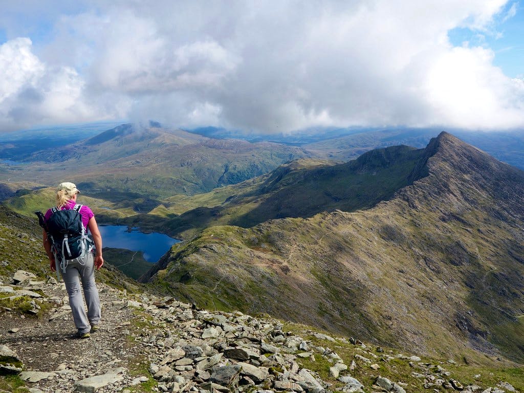 The Watkin Path is the most challenging of the Snowdon routes