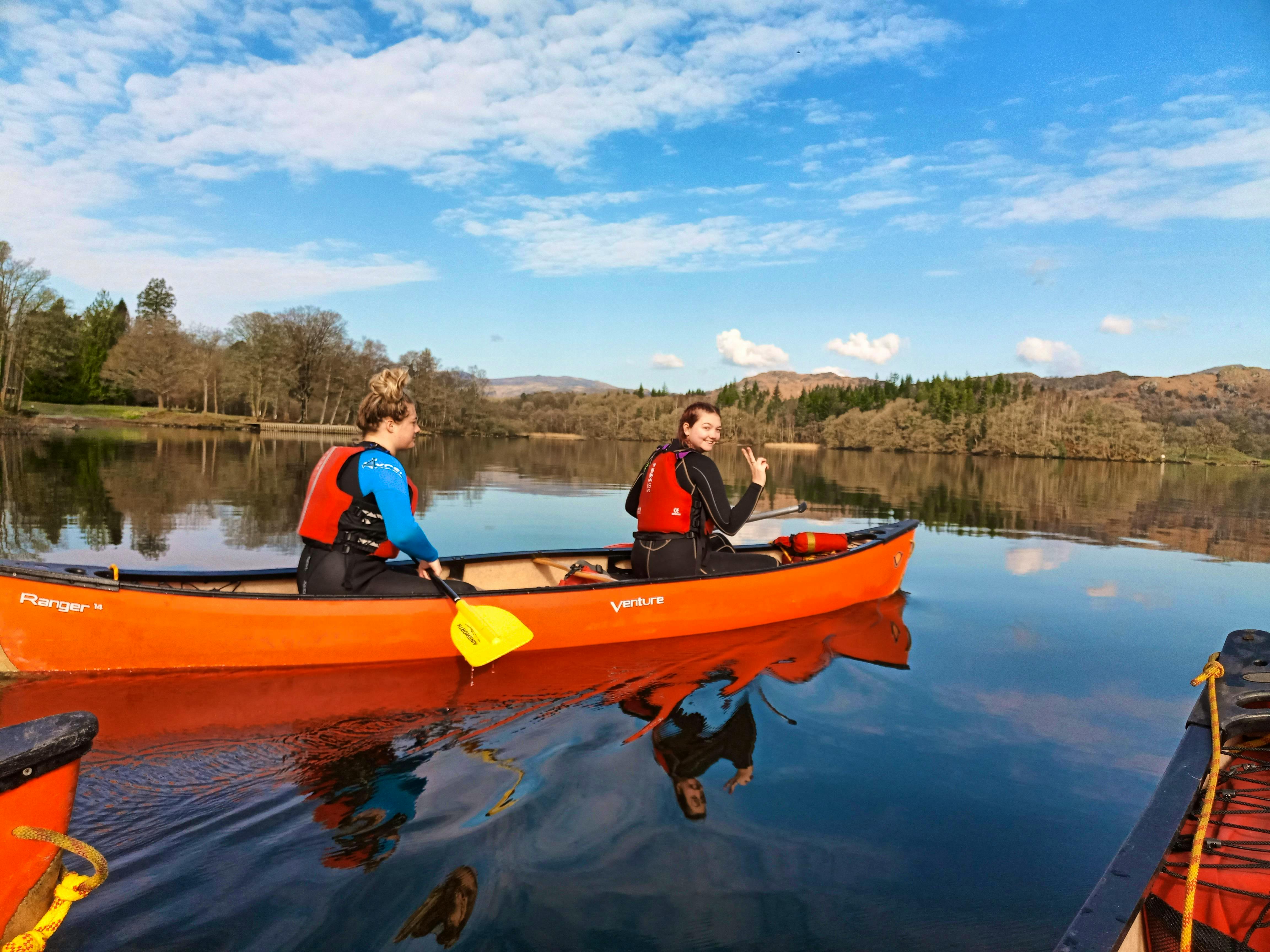 kayaking and canoeing