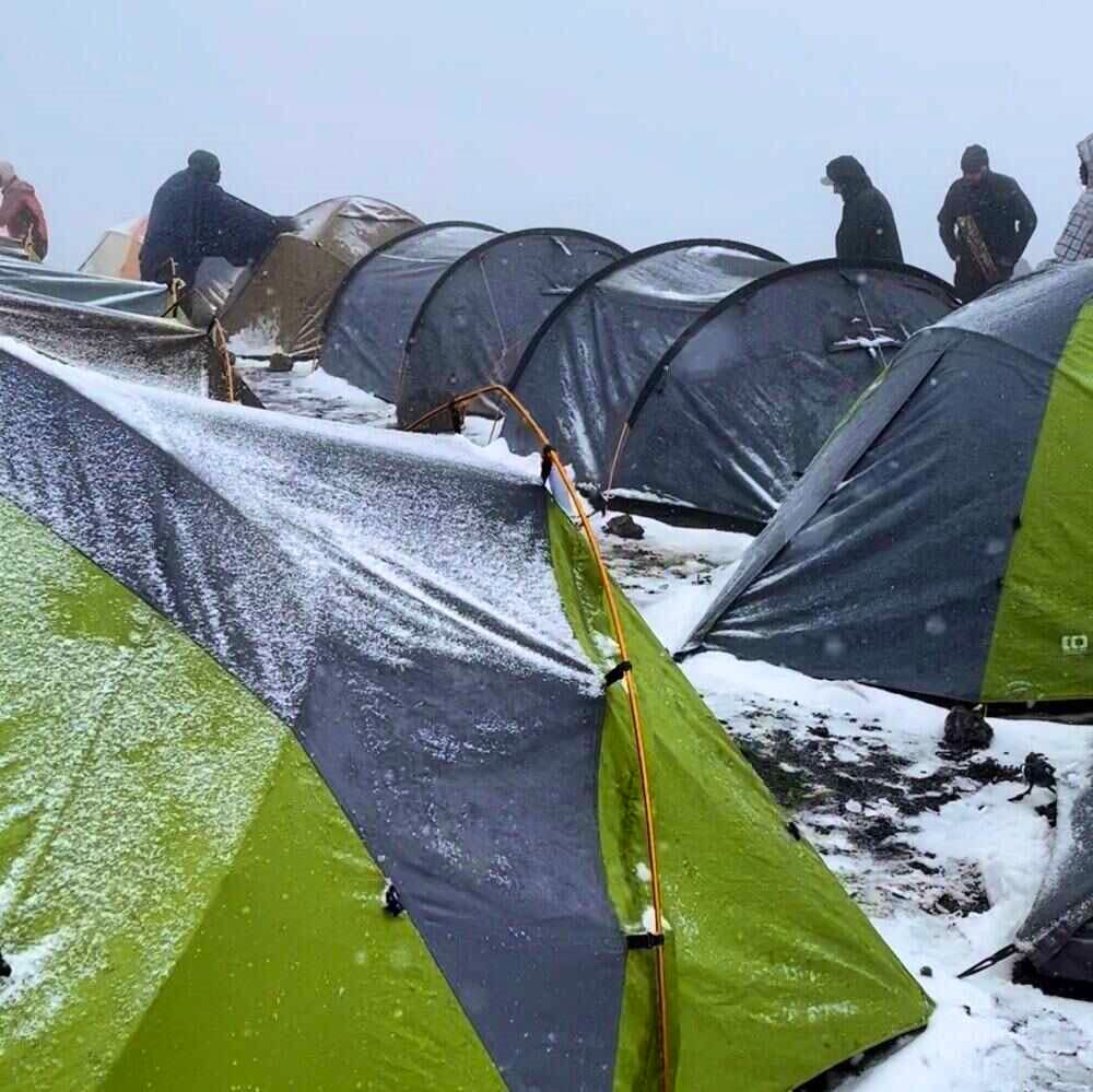 Camping on kilimanjaro