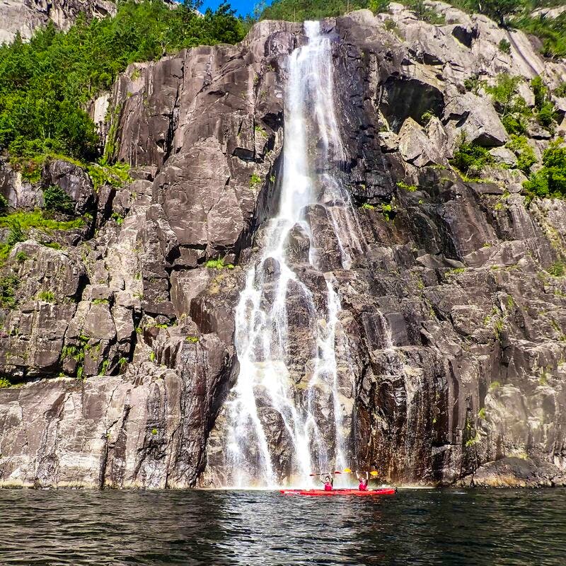 waterfall in norway