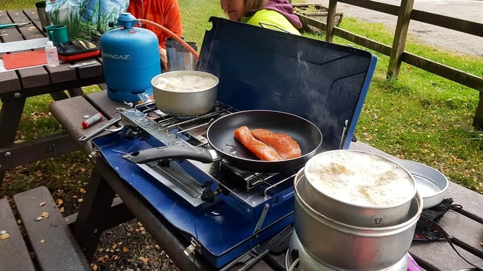 camp cooking equipment