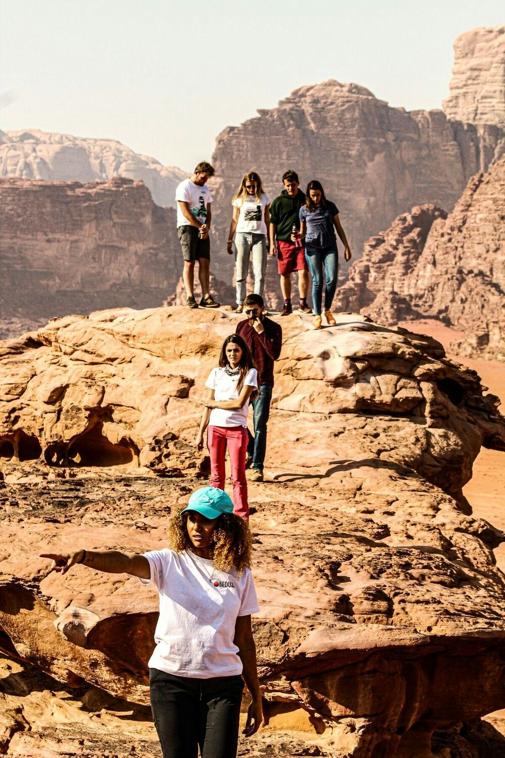 hiking through jordan