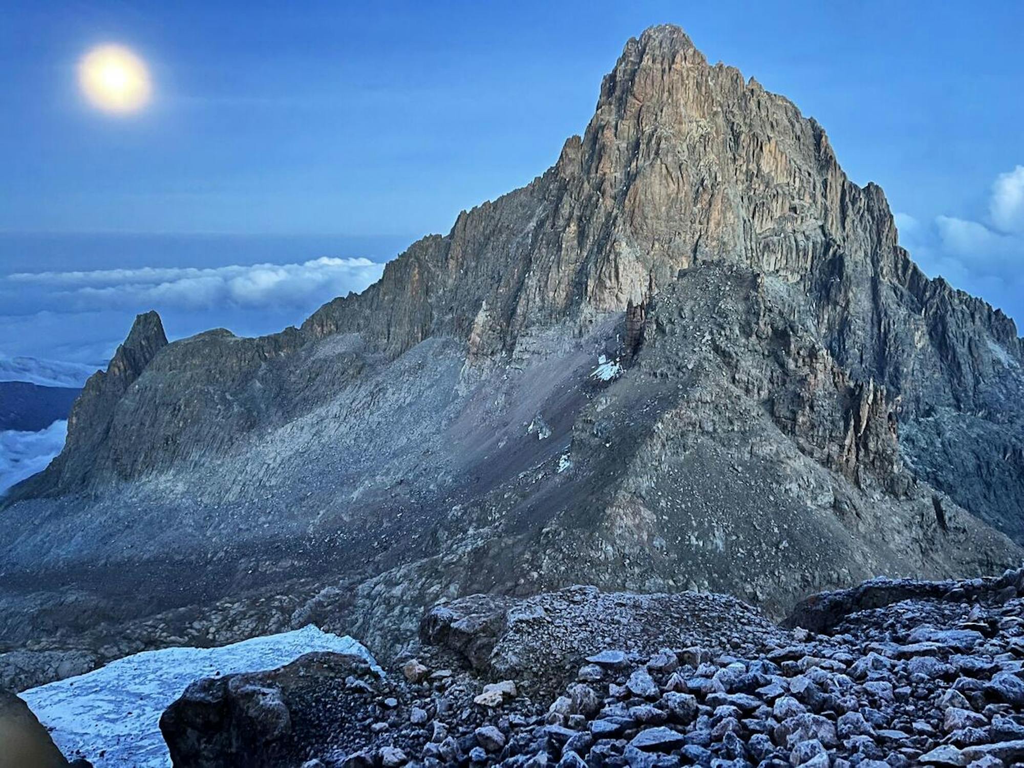 mount kenya peak