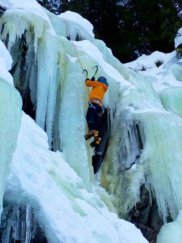 ice climbing in norway