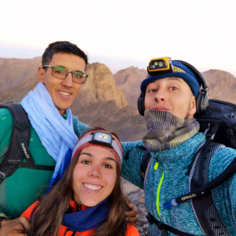 hikers toubkal