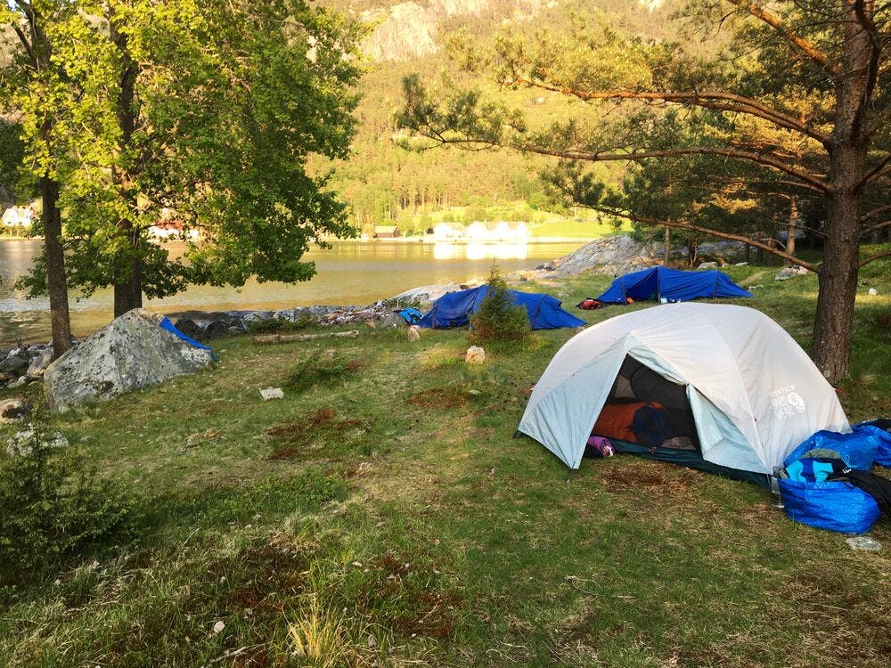 Norwegian Fjord Campsite