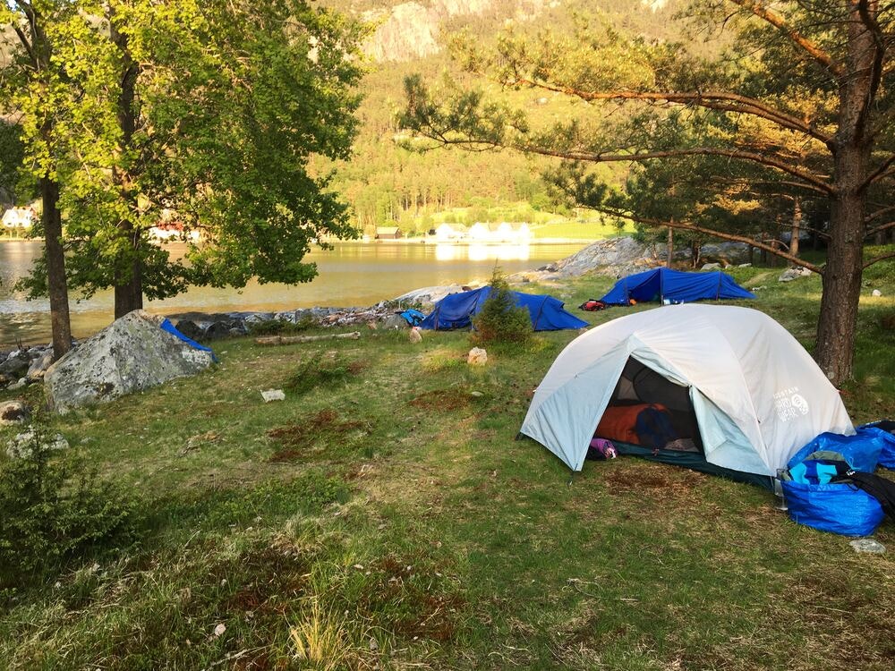 Norwegian Fjord Campsite