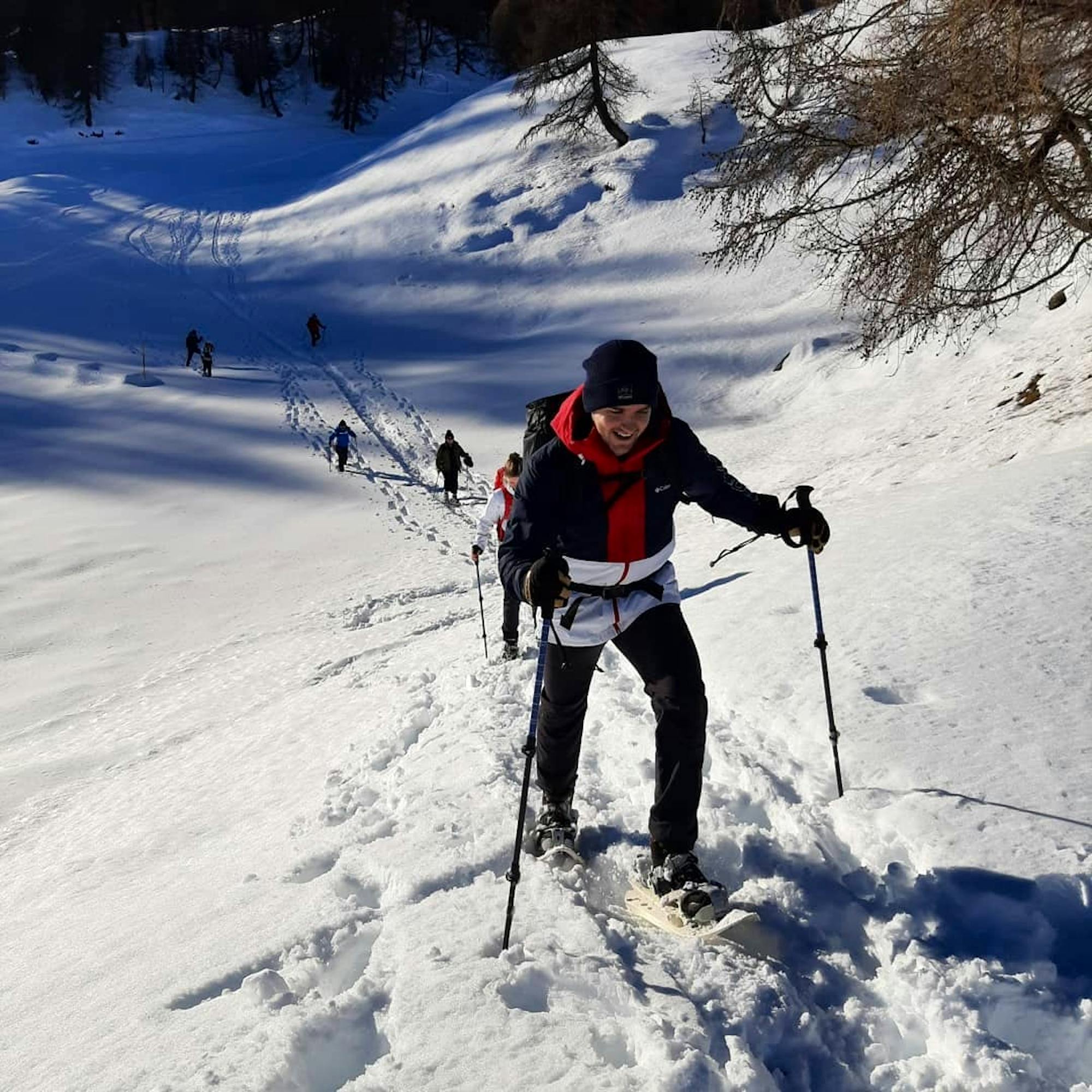 winter hiking in switzerland