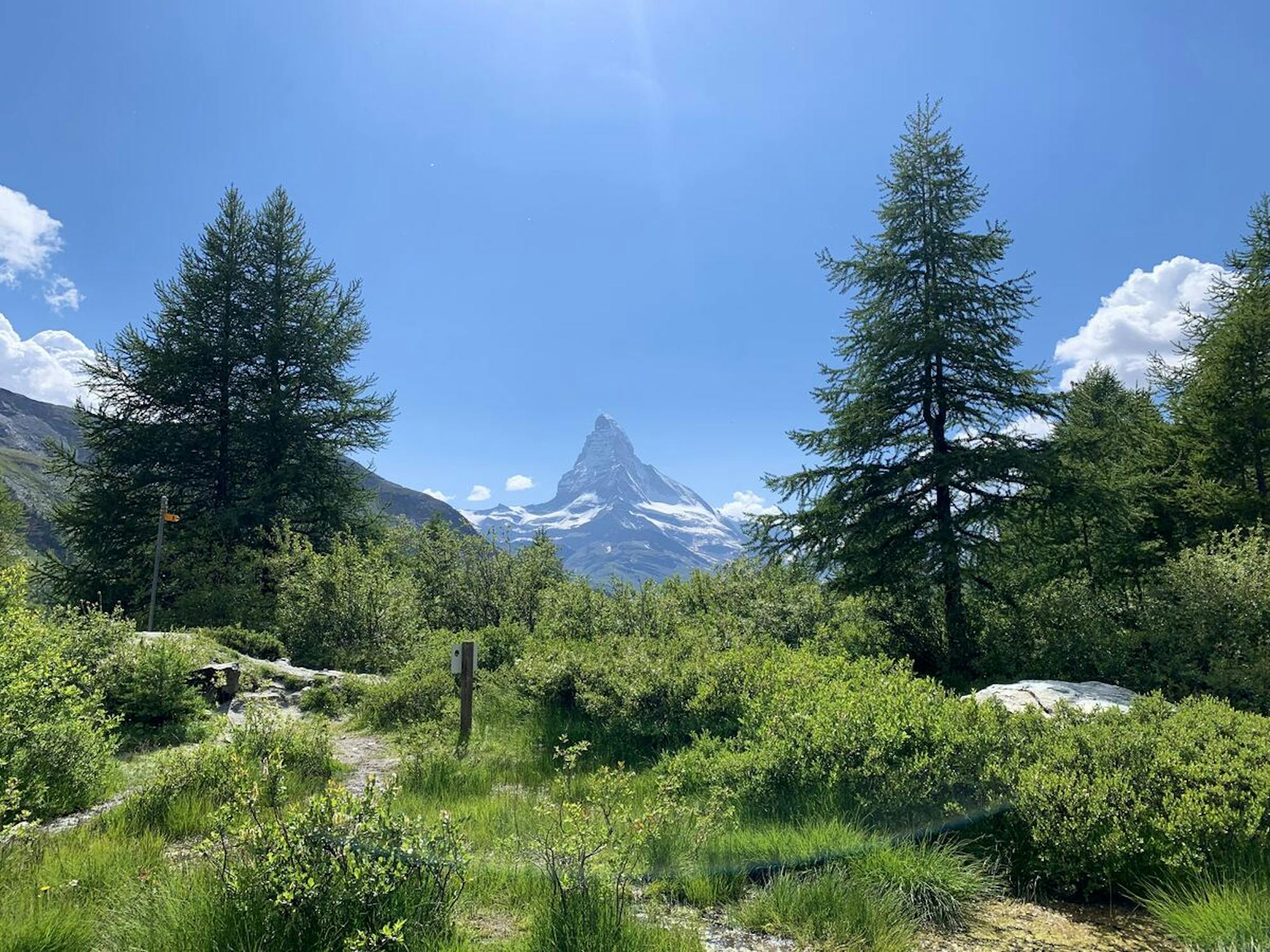 summer hiking in switzerland