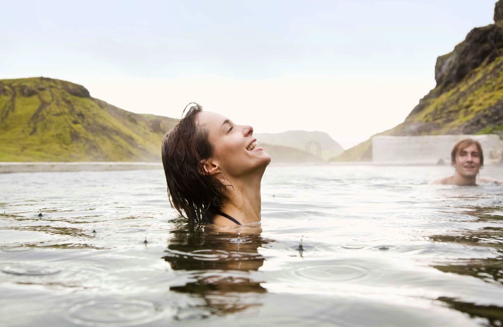 Hot spring in Iceland