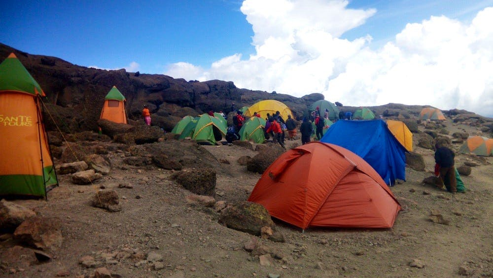 Getting enough sleep on kilimanjaro