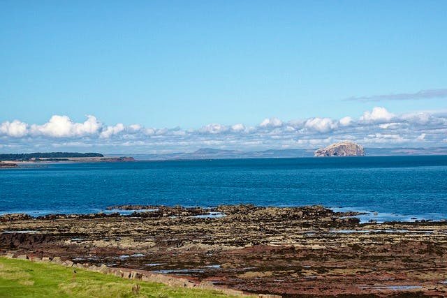 bass rock firth of forth scotland