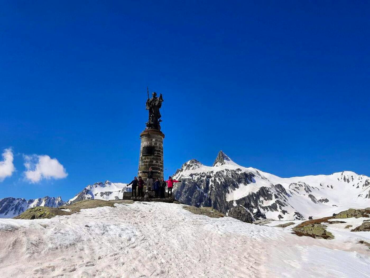 historical statues at st bernard