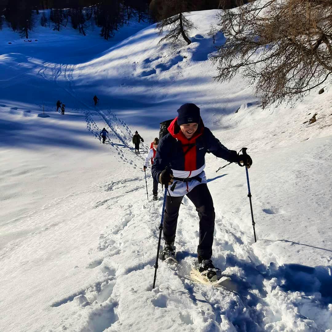 winter hiking in switzerland