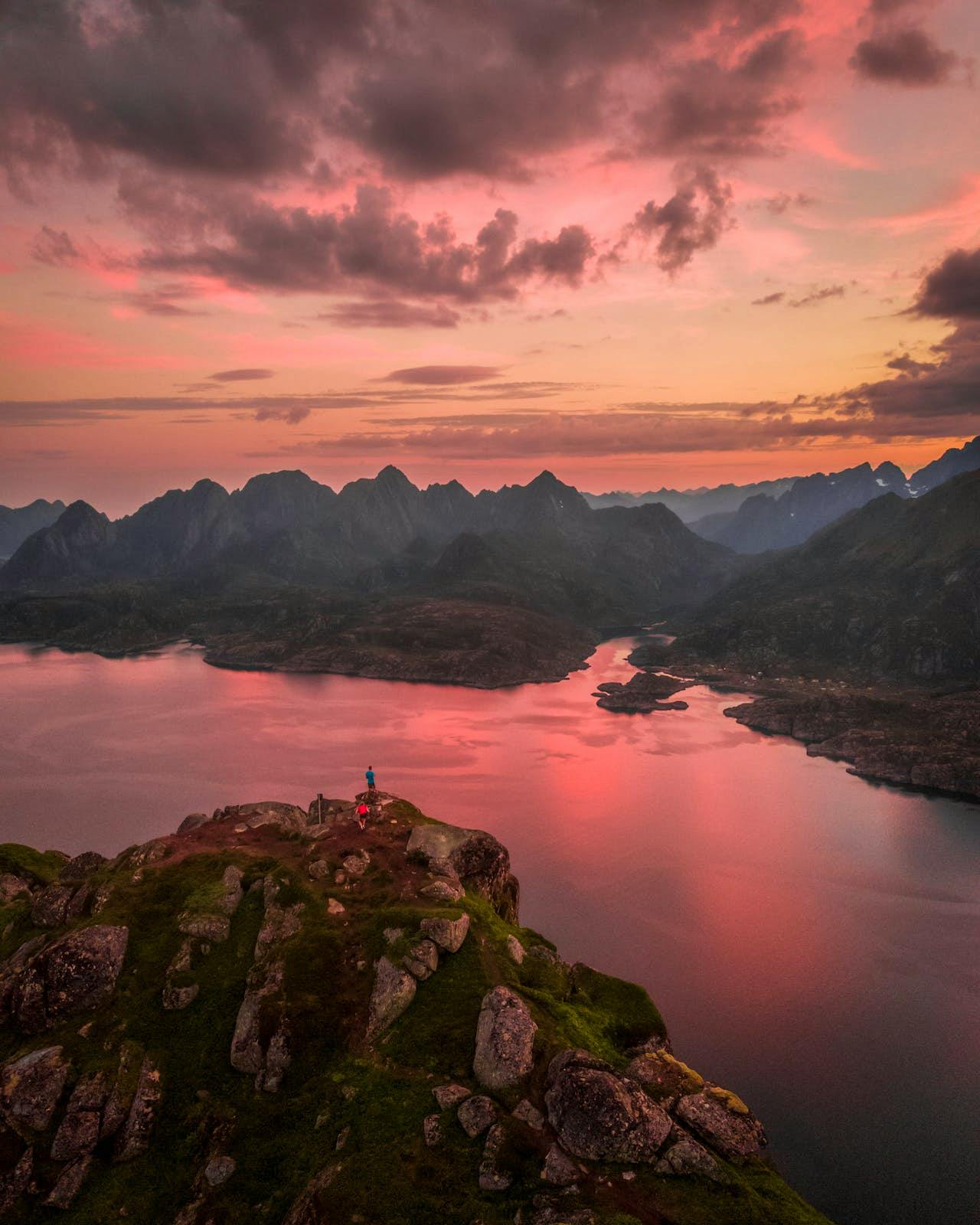 Fjord in Vågan, Norway