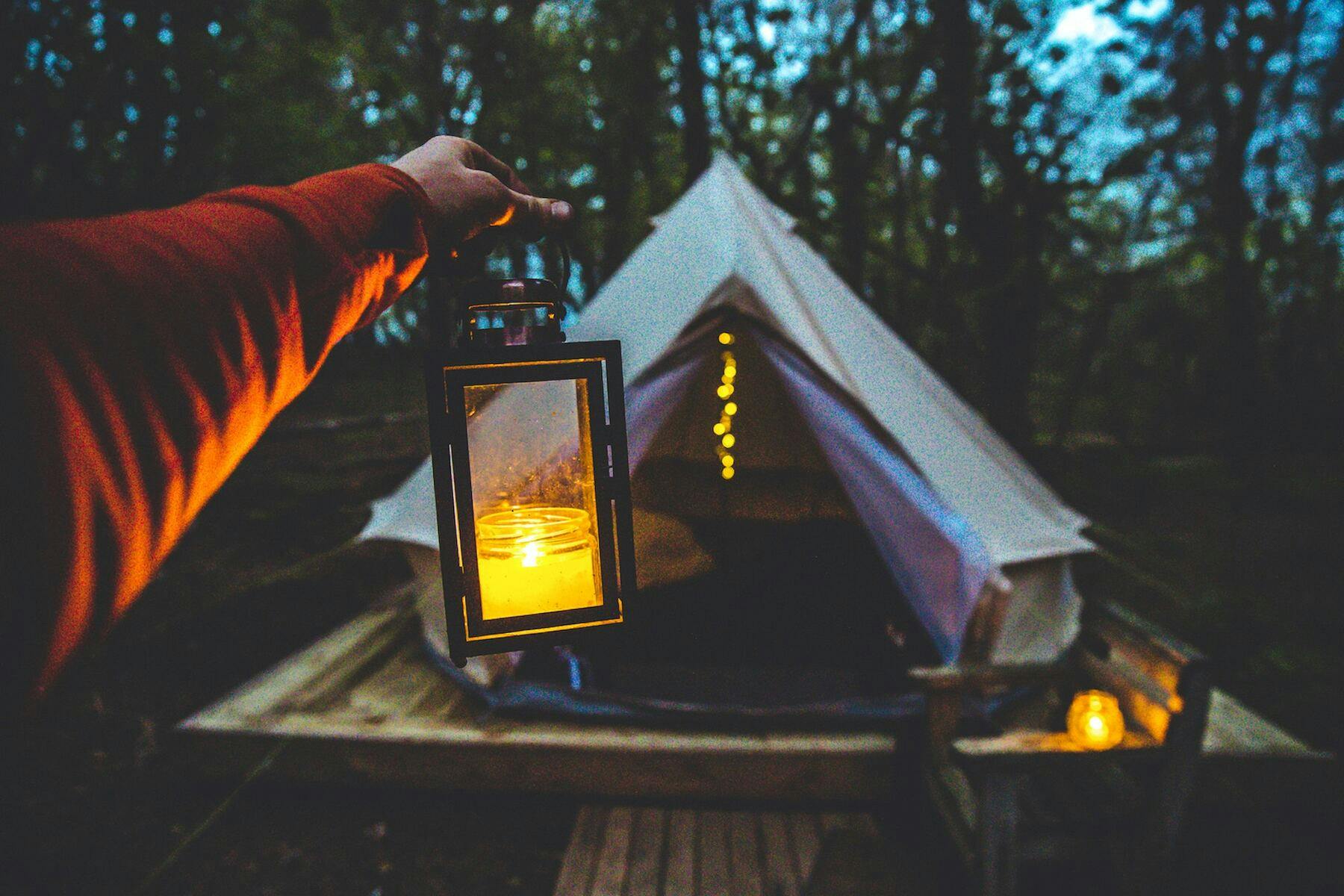 cornwall nighttime camping