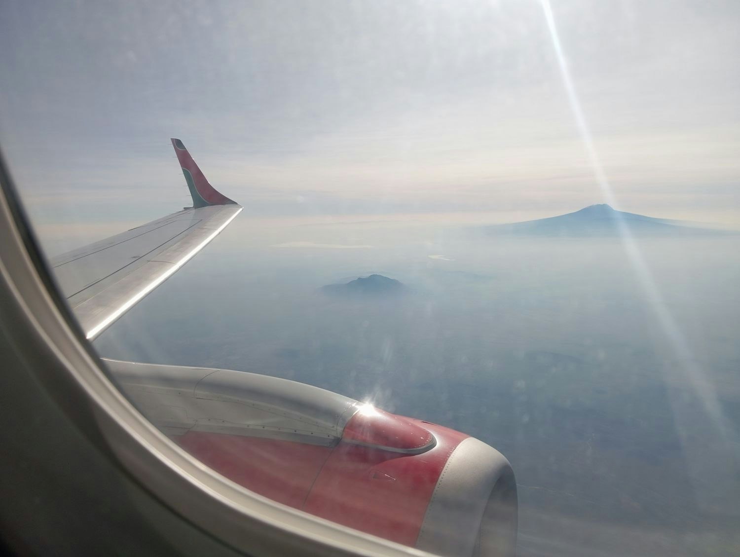 plane kilimanjaro