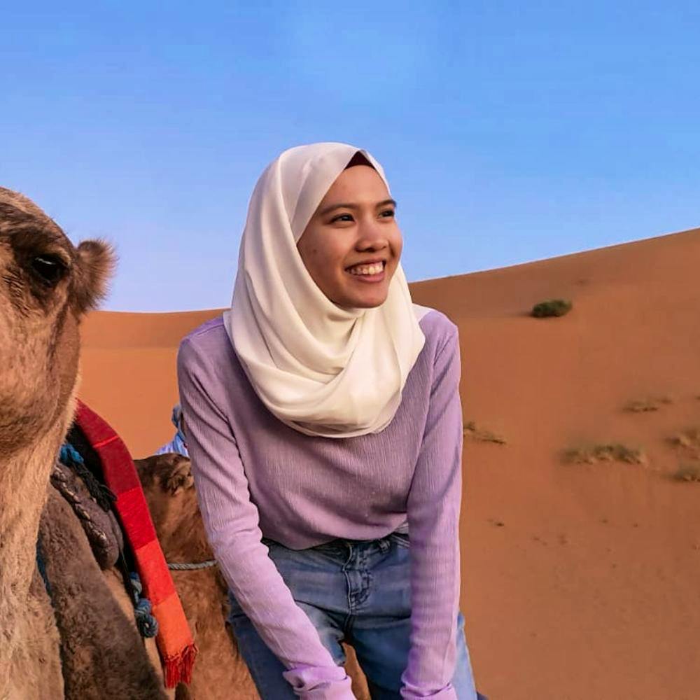 woman travel morocco