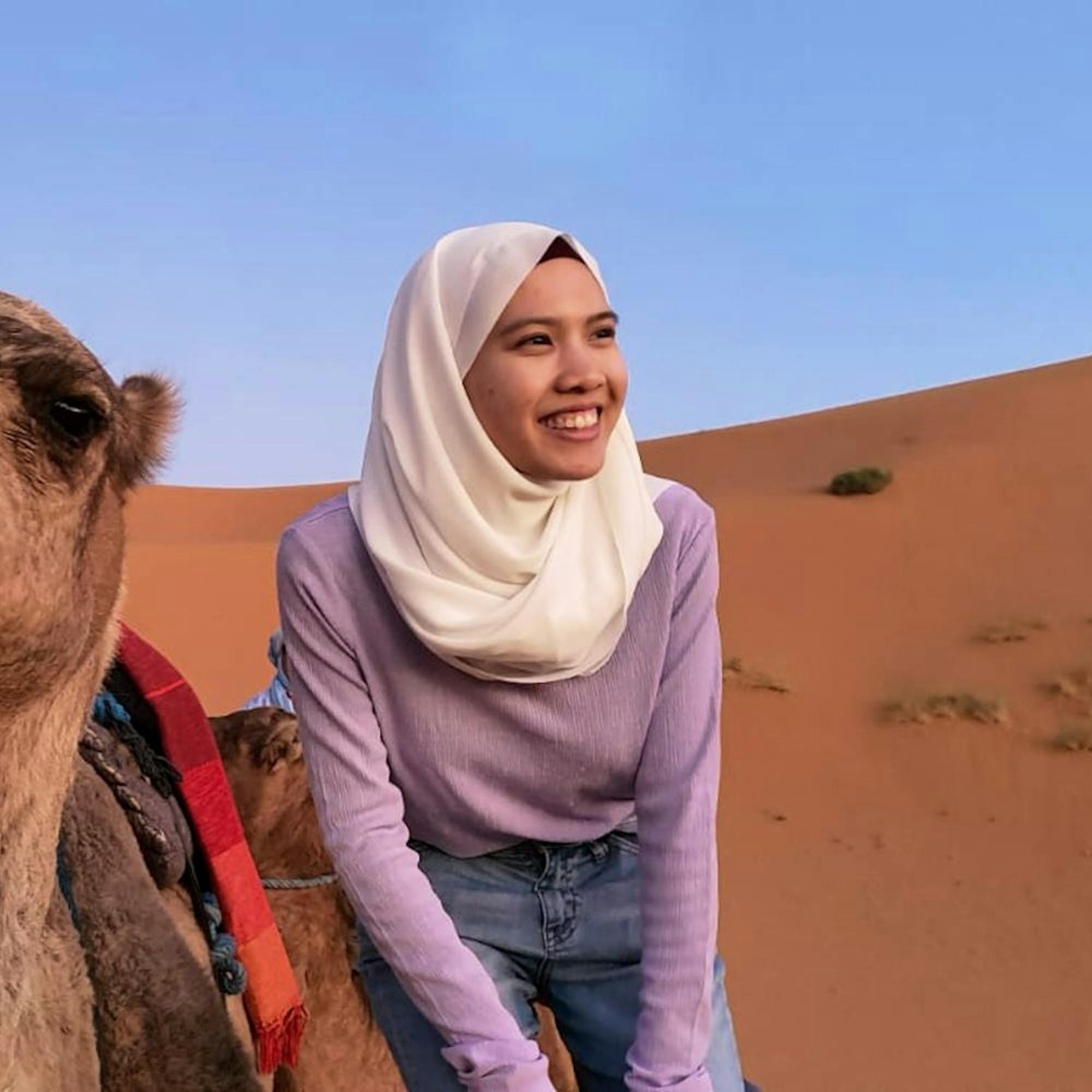 woman travel morocco