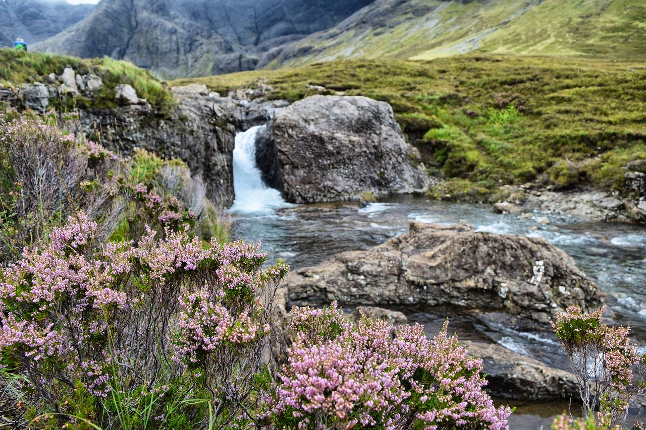 isle of skye waterfall scotland