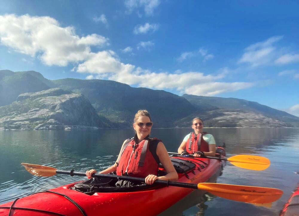 Kayaking Through Norwegian Fjords