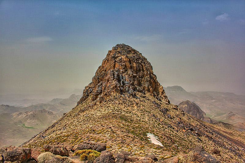 The peak of Jbel Sirwa
